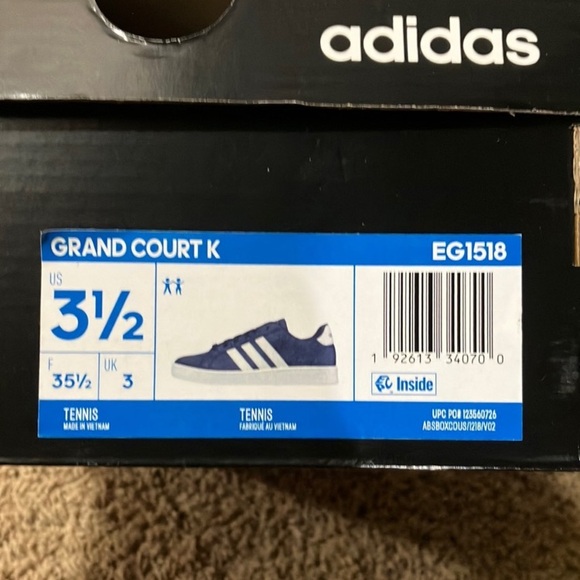 adidas neo Grand Court K Blue EG1518 big kids - Picture 12 of 13